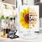 Sunflower Gifts for Women, Mothers Day Sunflower Gifts for Girl Lover, Yellow Makeup Mirror with Lights, Yellow Flower Butterfly Decor